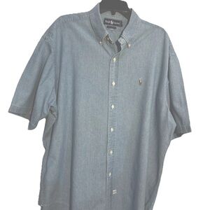 Ralph Lauren Men’s Denim Jeans shirt XL Classic fit